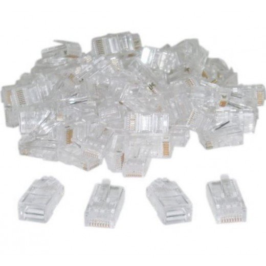 D Link Cat 5 Rj 45 Cable Connector - Pack Of 100 Pieces 
